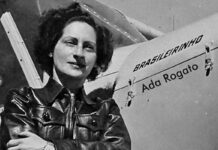 Uma estrela da aviação em Bebedouro: a visita de Ada Rogato em 1949