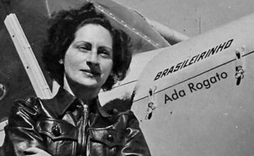Uma estrela da aviação em Bebedouro: a visita de Ada Rogato em 1949