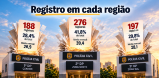 Em 7 meses, Zona Norte concentra 42% dos crimes de Bebedouro