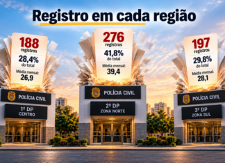 Em 7 meses, Zona Norte concentra 42% dos crimes de Bebedouro