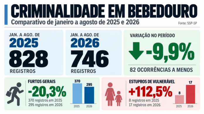 Criminalidade em Bebedouro_ Comparativo 2025–2026