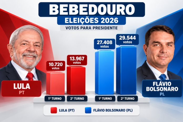 Infográfico Eleitoral Bebedouro 2026