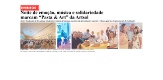 Noite de emoção, música e solidariedade marcam “Pasta & Art” da Artsol