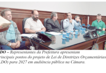 LDO projeta orçamento de R$ 537,4 milhões para 2027