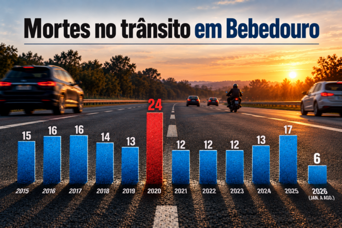Mortes no trânsito em Bebedouro