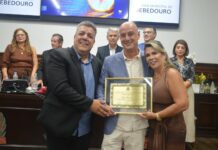Edgar Pierini é Cidadão Benemérito de Bebedouro