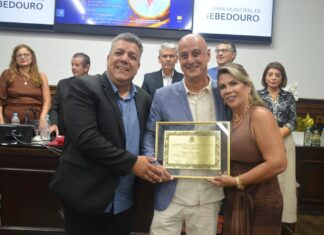 Edgar Pierini é Cidadão Benemérito de Bebedouro
