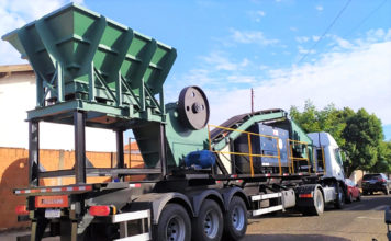 Usina móvel vai ajudar Bebedouro a processar resíduos de construção