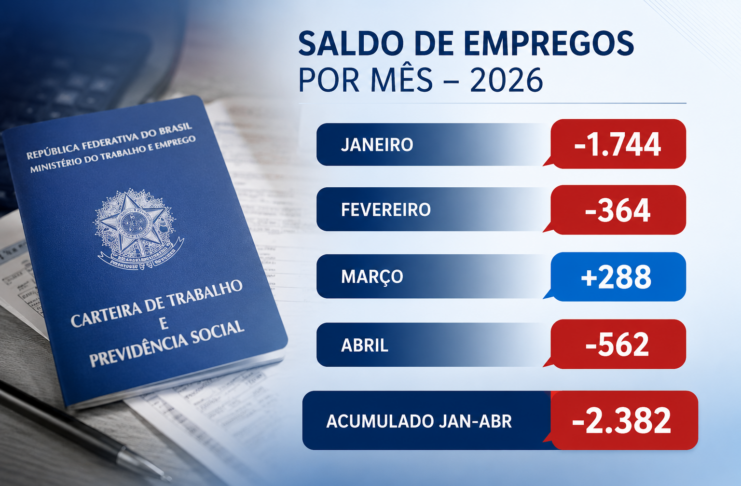 Bebedouro perde 2,3 mil empregos no ano e volta a fechar vagas em abril