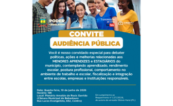 Câmara promove audiência para discutir oportunidades de aprendizagem e estágio para jovens