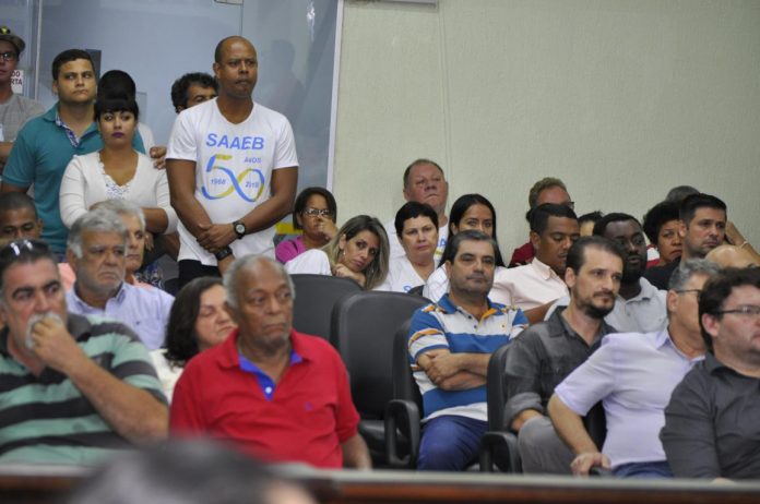 o comparecimento em massa dos funcionários na sessão de segunda, não significou somente a necessidade de mudança, mas a satisfação com o ‘novo Saaeb’ que está se construindo.