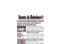 Confira a capa da edição 10.986, quarta, quinta e sexta-feira, 11, 12 e 13 de fevereiro de 2026 – Ano 101