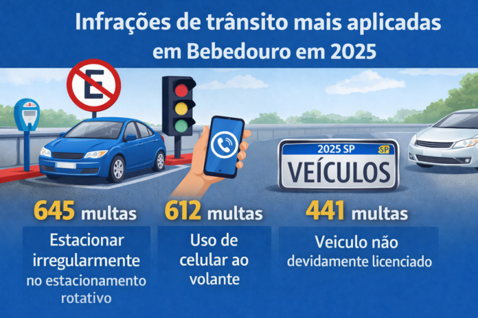multas no trânsito em 2025