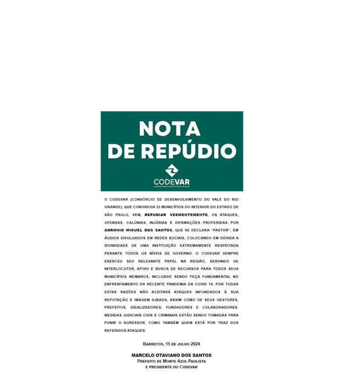 nota de repudio site