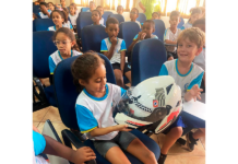 PM realiza palestra do Proerd no Educandário sobre álcool e cigarros eletrônicos